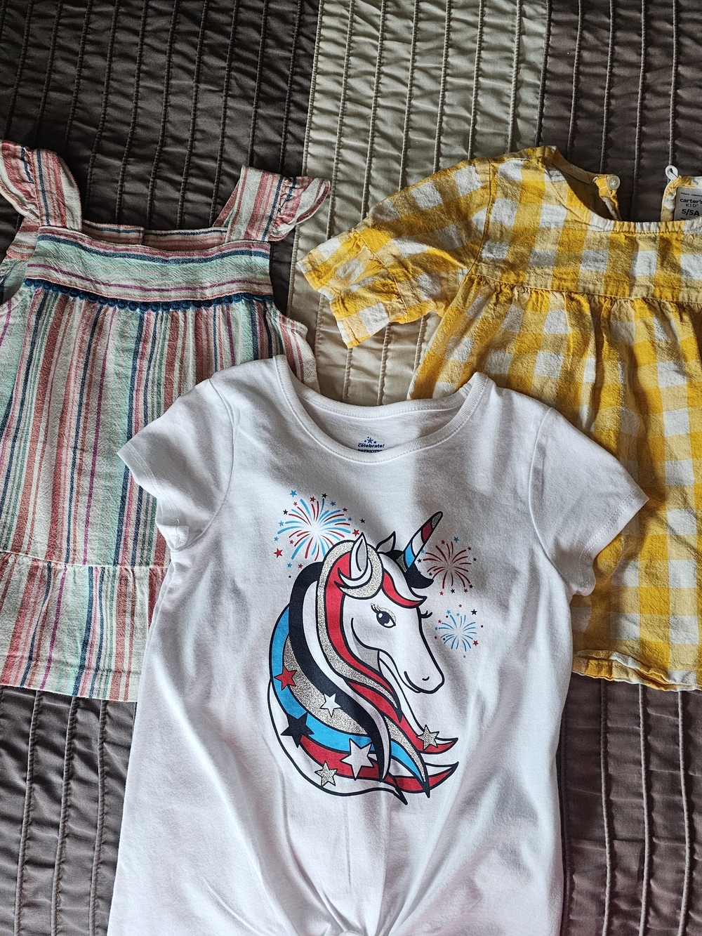 Lot Of Girls Size 4/5 Summer Tops